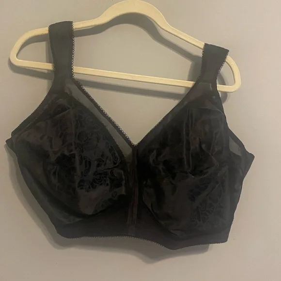 Playtex Comfort‎ Wireless Bra in BLACK  50D - Picture 4 of 5